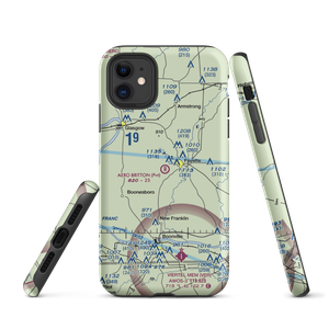 Aero Britton Airport (MU77) VFR Sectional  Tough iPhone Case