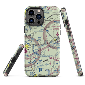 Aerobatic Practice Airport (45IN) VFR Sectional  Tough iPhone Case