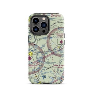 Aerobatic Practice Airport (45IN) VFR Sectional  Tough iPhone Case