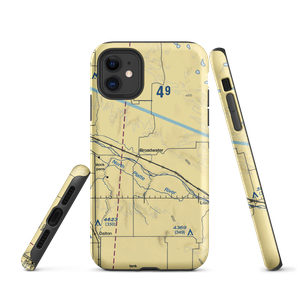 Ag Air Airport (NE19) VFR Sectional  Tough iPhone Case