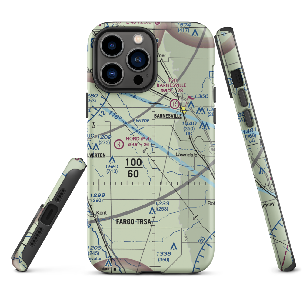 Ag Spray Inc Airport (94MN) VFR Sectional  Tough iPhone Case iPhone 13 Pro Max model shown