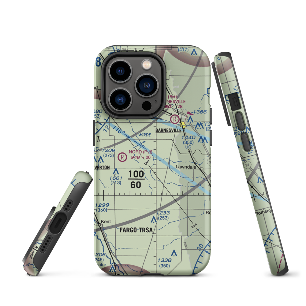 Ag Spray Inc Airport (94MN) VFR Sectional  Tough iPhone Case iPhone 14 Pro model shown