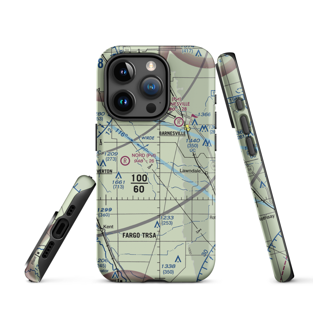 Ag Spray Inc Airport (94MN) VFR Sectional  Tough iPhone Case iPhone 15 Pro model shown