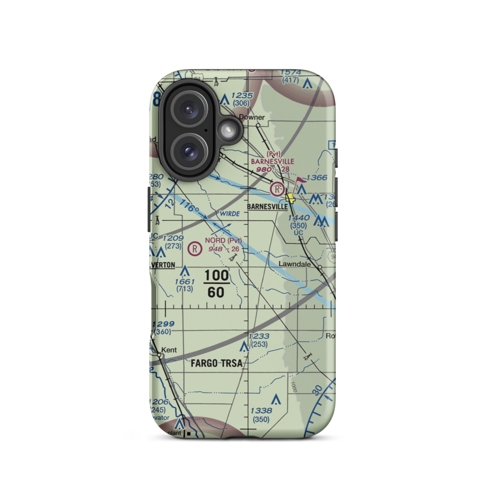 Ag Spray Inc Airport (94MN) VFR Sectional  Tough iPhone Case iPhone 16 model shown