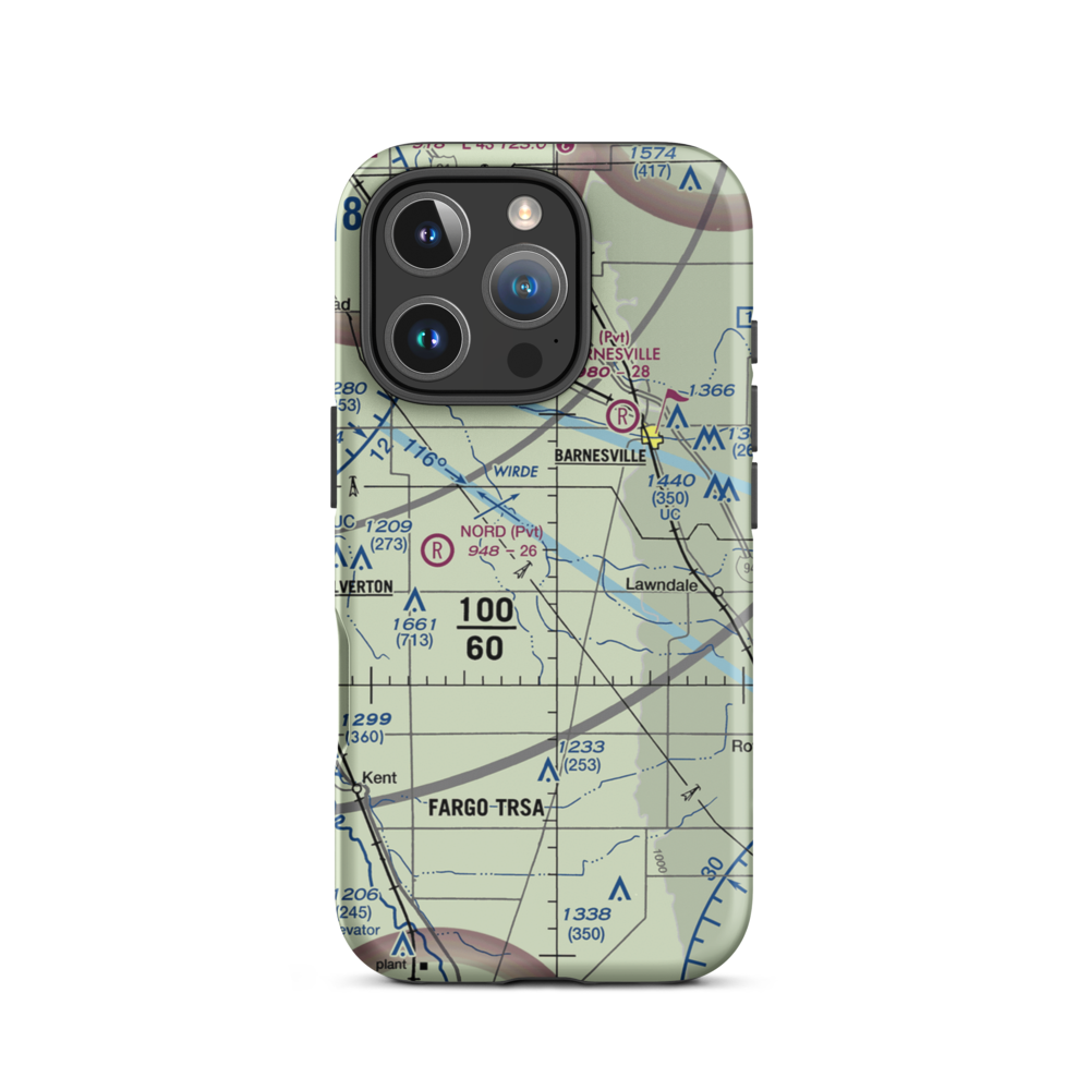 Ag Spray Inc Airport (94MN) VFR Sectional  Tough iPhone Case iPhone 16 Pro model shown