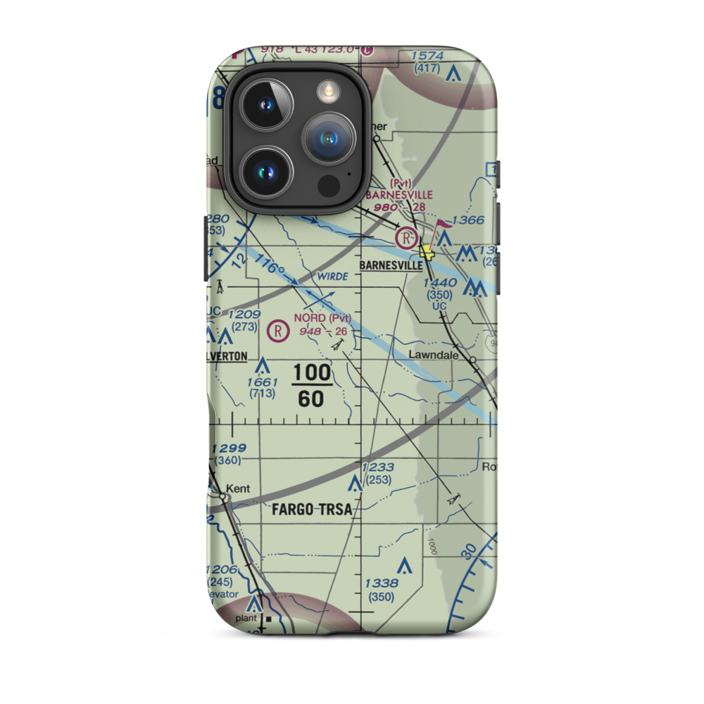 Ag Spray Inc Airport (94MN) VFR Sectional  Tough iPhone Case iPhone 16 Pro Max model shown