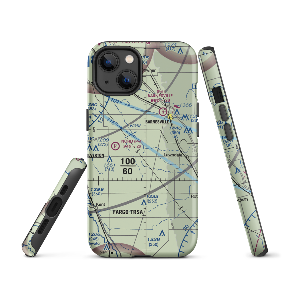 Ag Spray Inc Airport (94MN) VFR Sectional  Tough iPhone Case iPhone 13 model shown