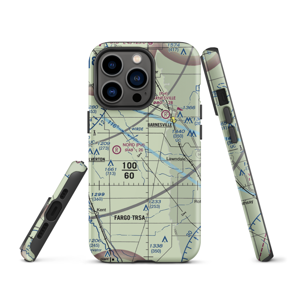 Ag Spray Inc Airport (94MN) VFR Sectional  Tough iPhone Case iPhone 13 Pro model shown