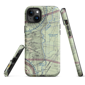 Aha-Quin Airport (1CA4) VFR Sectional  Tough iPhone Case