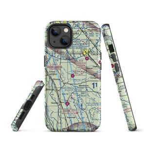 Ahlem Farms Airport (CL84) VFR Sectional  Tough iPhone Case