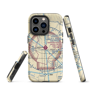 Ainsworth Regional Airport (ANW) VFR Sectional  Tough iPhone Case