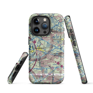 Air-List-Ads Airport (JY07) VFR Sectional  Tough iPhone Case