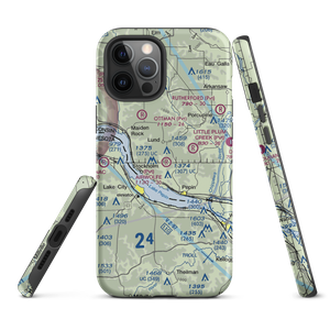 Airwolfe Airport (6WN5) VFR Sectional  Tough iPhone Case