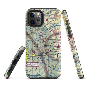 Akin Airport (54CN) VFR Sectional  Tough iPhone Case