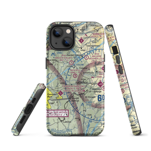 Akin Airport (54CN) VFR Sectional  Tough iPhone Case