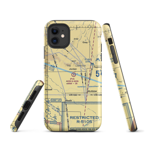 Akin and Akin Airport (NM73) VFR Sectional  Tough iPhone Case