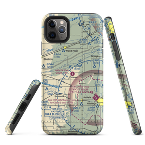 Aknux Airport (NE38) VFR Sectional  Tough iPhone Case