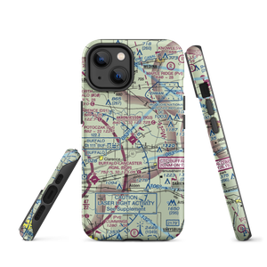 Akron Airport/Jesson Field (9G3) VFR Sectional  Tough iPhone Case