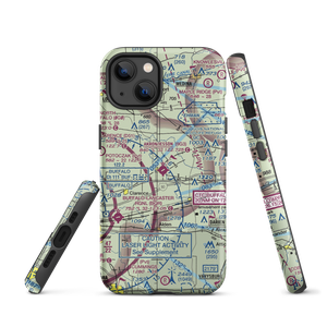 Akron Airport/Jesson Field (9G3) VFR Sectional  Tough iPhone Case