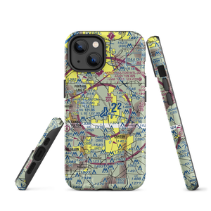 Akron Canton Regional Airport (CAK) VFR Sectional  Tough iPhone Case