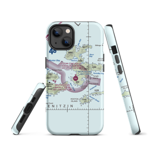 Akun Airport (7AK) VFR Sectional  Tough iPhone Case