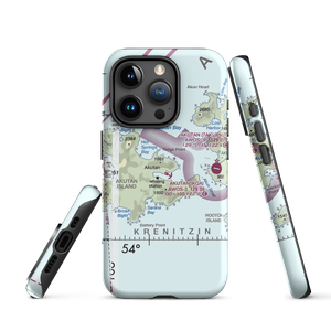 Akutan Seaplane Base (KQA) VFR Sectional  Tough iPhone Case