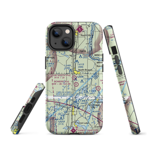 Al's Due North Airport (MY90) VFR Sectional  Tough iPhone Case