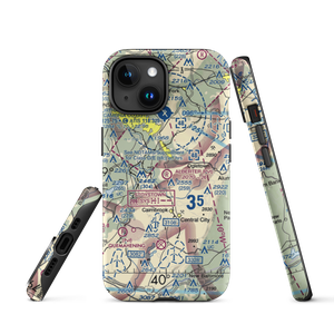 Alberter Farms Airport (PS52) VFR Sectional  Tough iPhone Case