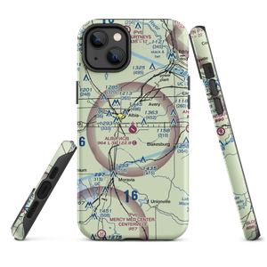 Albia Municipal Airport (4C8) VFR Sectional  Tough iPhone Case