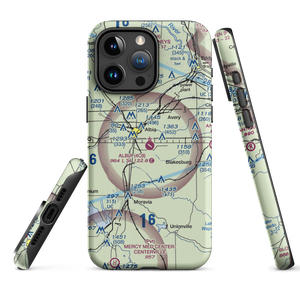 Albia Municipal Airport (4C8) VFR Sectional  Tough iPhone Case