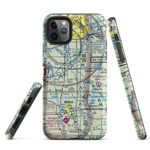 Alcock RLA Restricted Landing Area (41IL) VFR Sectional  Tough iPhone Case