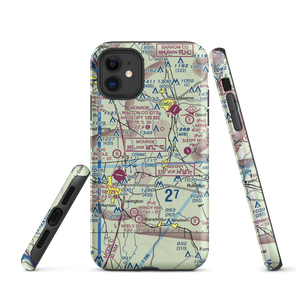 Alcovy Airport (07GA) VFR Sectional  Tough iPhone Case