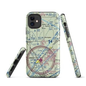 Alekat Acres Airport (3IL9) VFR Sectional  Tough iPhone Case