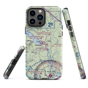 Aleknagik Mission Lodge Airport (4AK7) VFR Sectional  Tough iPhone Case