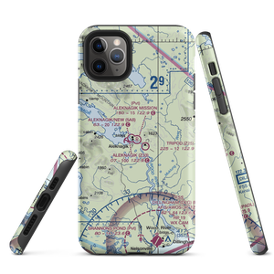 Aleknagik Mission Lodge Airport (4AK7) VFR Sectional  Tough iPhone Case