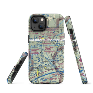 Alexander County Airport (NC59) VFR Sectional  Tough iPhone Case