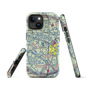 Alexandria International Airport (AEX) VFR Sectional  Tough iPhone Case