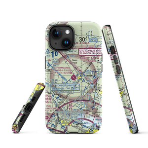 Alfred C 'Bubba' Thomas Airport (T69) VFR Sectional  Tough iPhone Case