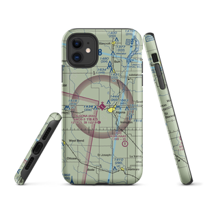 Algona Municipal Airport (AXA) VFR Sectional  Tough iPhone Case