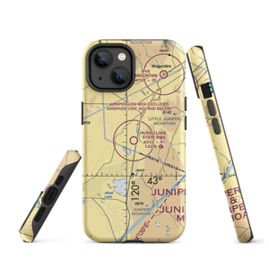 Alkali Lake State Airport (R03) VFR Sectional  Tough iPhone Case