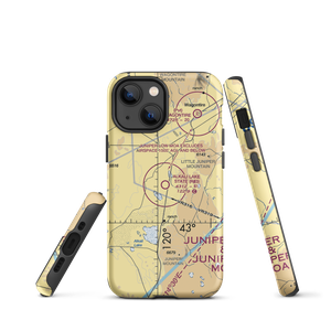 Alkali Lake State Airport (R03) VFR Sectional  Tough iPhone Case