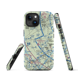 Allen and Gloss Airport (8II0) VFR Sectional  Tough iPhone Case