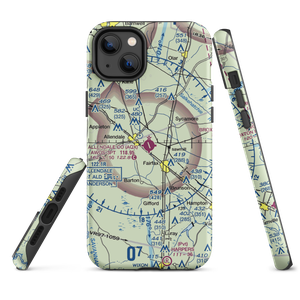 Allendale County Airport (AQX) VFR Sectional  Tough iPhone Case