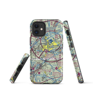 Allentown Queen City Municipal Airport (XLL) VFR Sectional  Tough iPhone Case