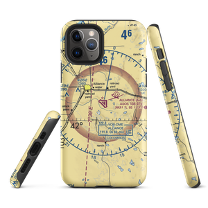 Alliance Municipal Airport (AIA) VFR Sectional  Tough iPhone Case