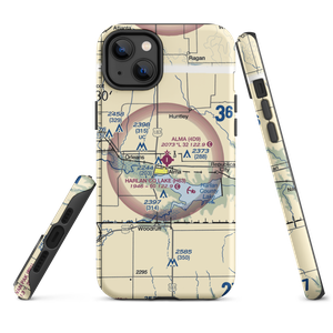 Alma Municipal Airport (4D9) VFR Sectional  Tough iPhone Case