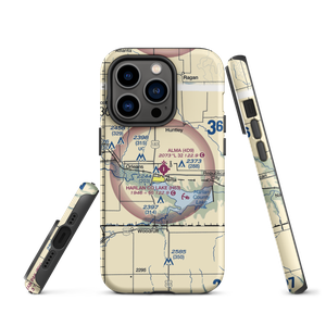 Alma Municipal Airport (4D9) VFR Sectional  Tough iPhone Case