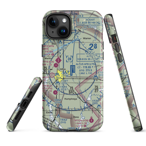 Altus Air Force Base (LTS) VFR Sectional  Tough iPhone Case