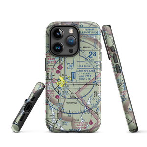 Altus Air Force Base (LTS) VFR Sectional  Tough iPhone Case