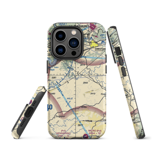 Alum Ridge STOLport (09VA) VFR Sectional  Tough iPhone Case